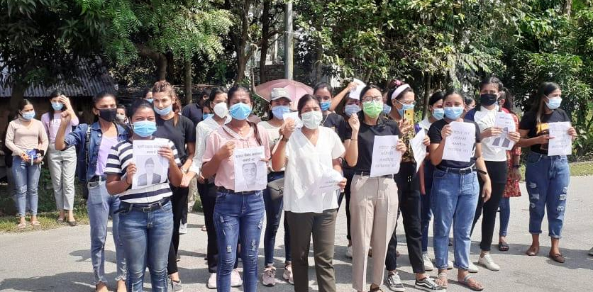 कर्मचारी आत्महत्या प्रकरणः मदन भण्डारी स्मृति प्रतिष्ठानका विद्यार्थी आन्दोलित