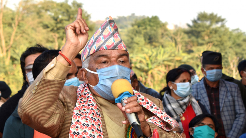 कम्युनिष्ट प्रति रामचन्द्र पौडेलेको ब्यंग्य : पाडो खानेले बाच्छो राख्दैन