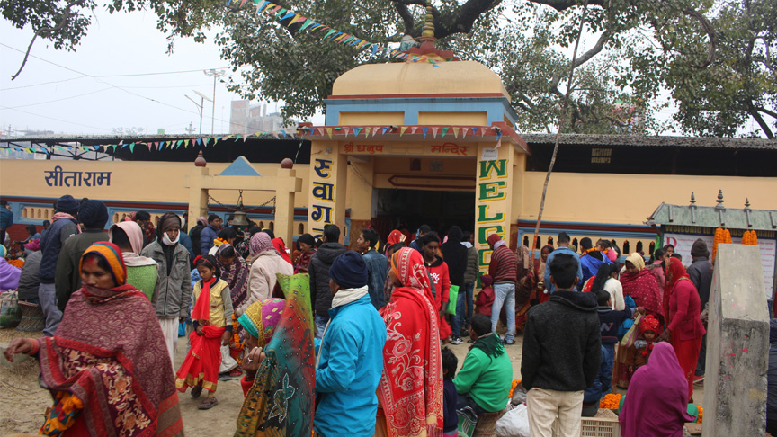 ऐतिहाँसिक धनुष मन्दिर ओझेलमा, धर्मशालामा नगरपालिकाकै कब्जा