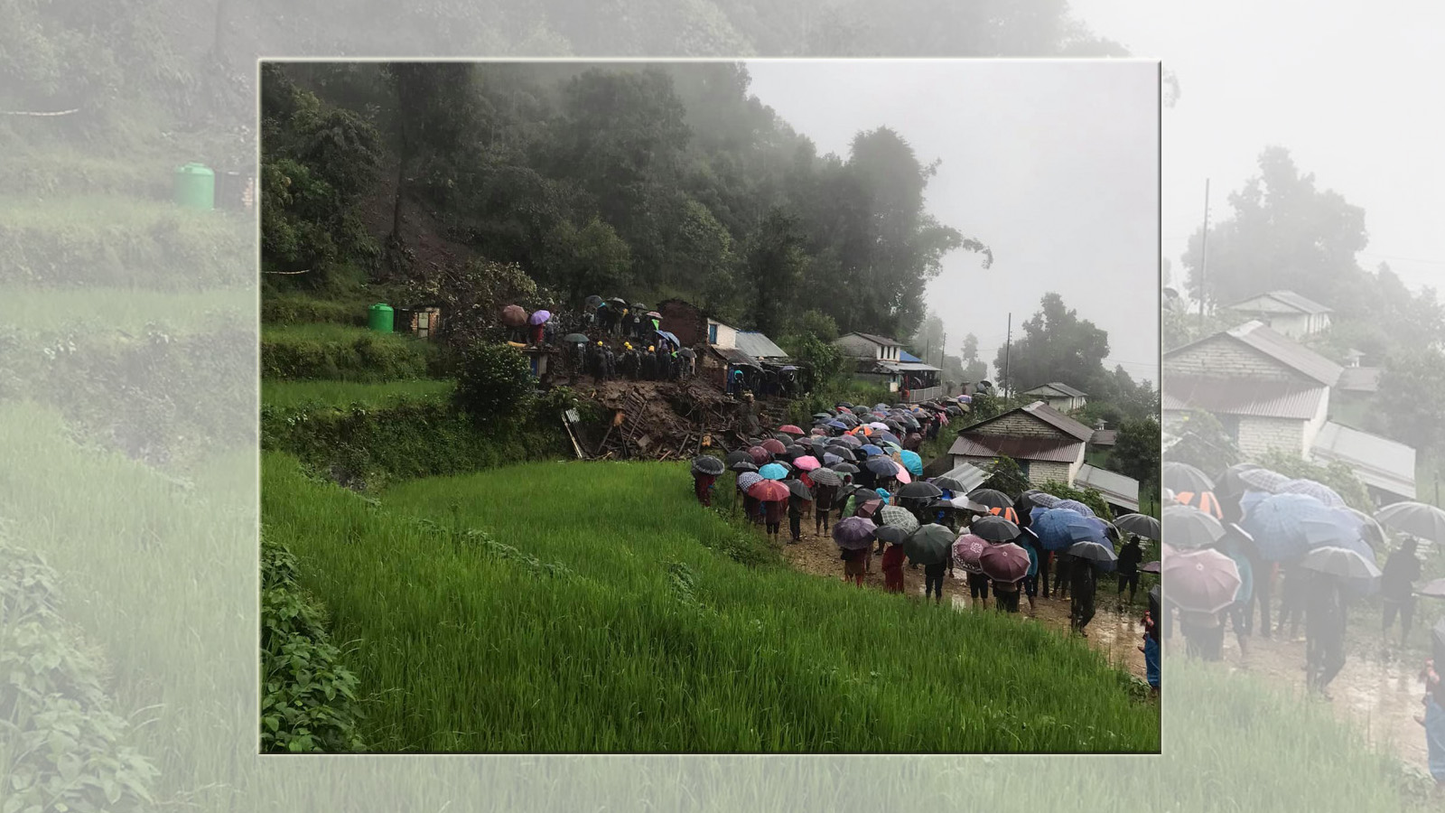 पर्वतमा पहिरोः १० जनाको मृत्यु, १ वृद्धा वेपत्ता