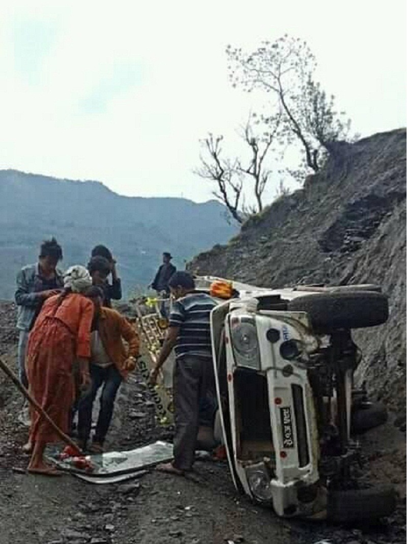 बझाङमा जीप दुर्घटना, ९ जनाको मृत्यु