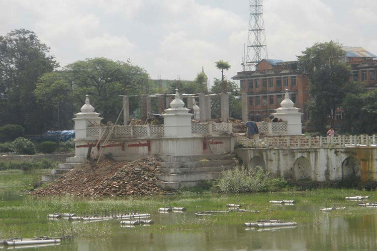 आउँदो माघसम्म रानीपोखरीमा पानी