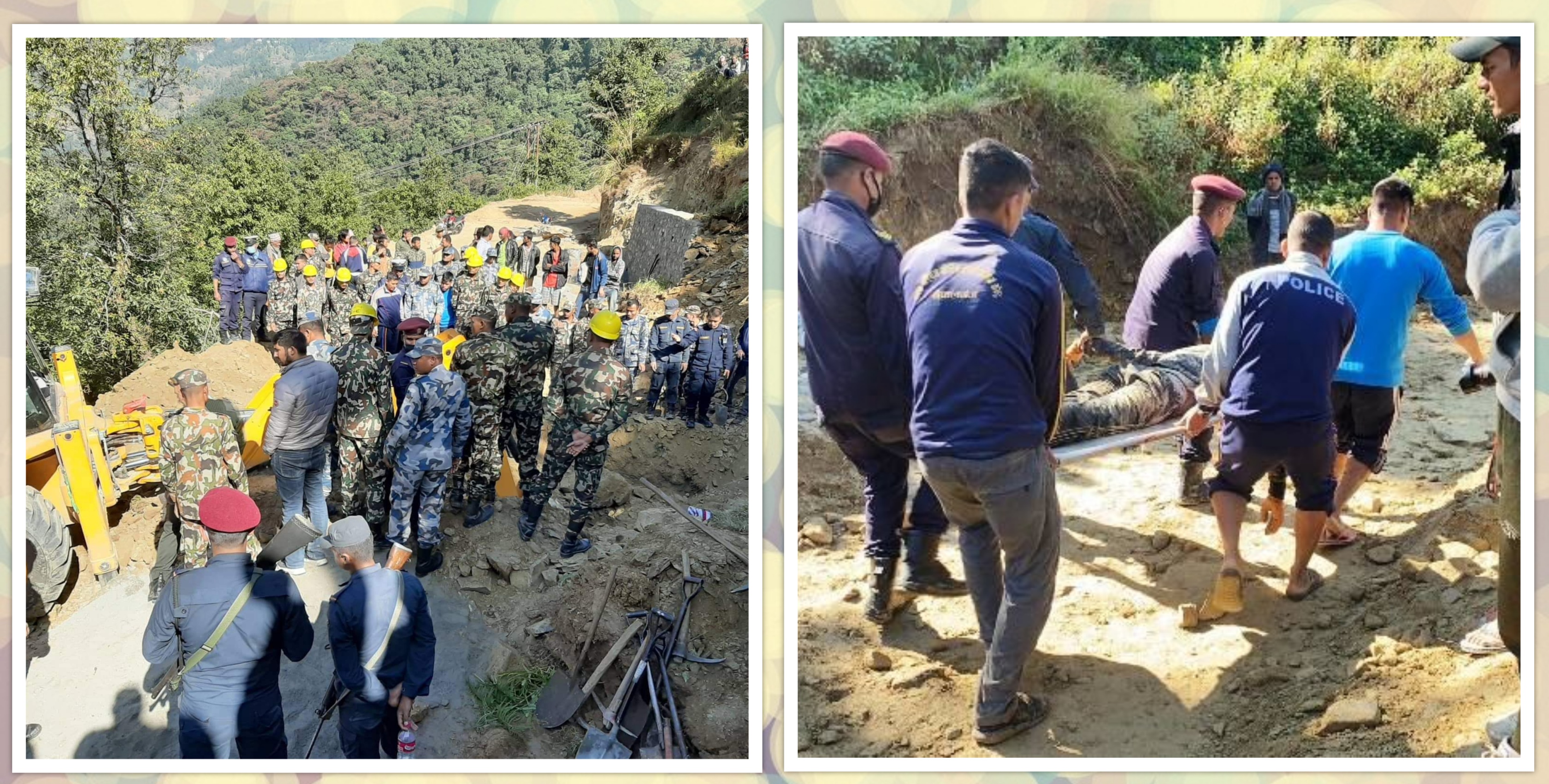  कास्कीमा नालीमा पुरिएर ५ मजदुरको मृत्यू