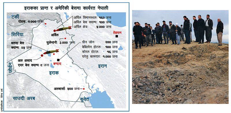 अमेरिकी बेस क्याम्पमा क्षेप्यास्त्र आक्रमण,  नेपाली रातभर बंकरमै