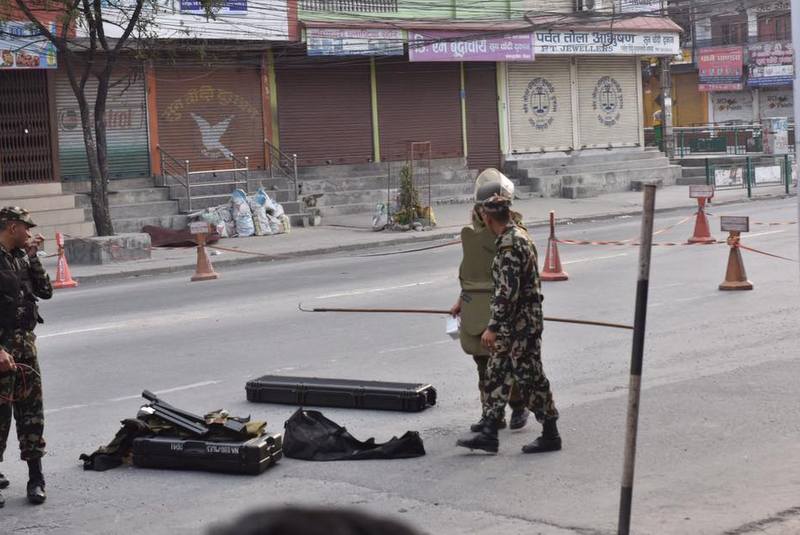 पोखराको सभागृह चोकमा शंकास्पद वस्तु भेटियो