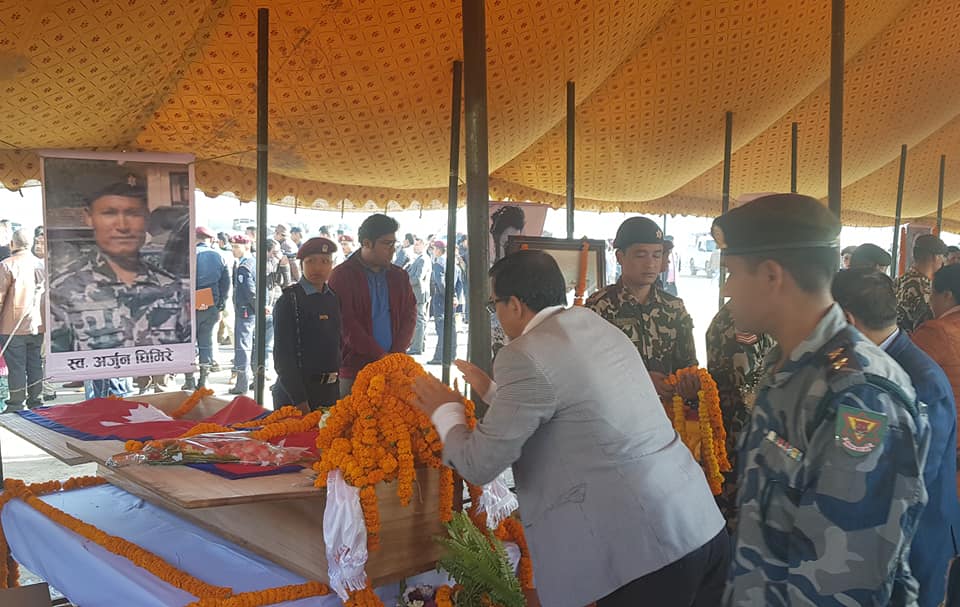 टुँडिखेल पुगेर जनार्दन शर्माले भने 'हार्दिक श्रद्धाञ्जलि मित्र रवीन्द्र'