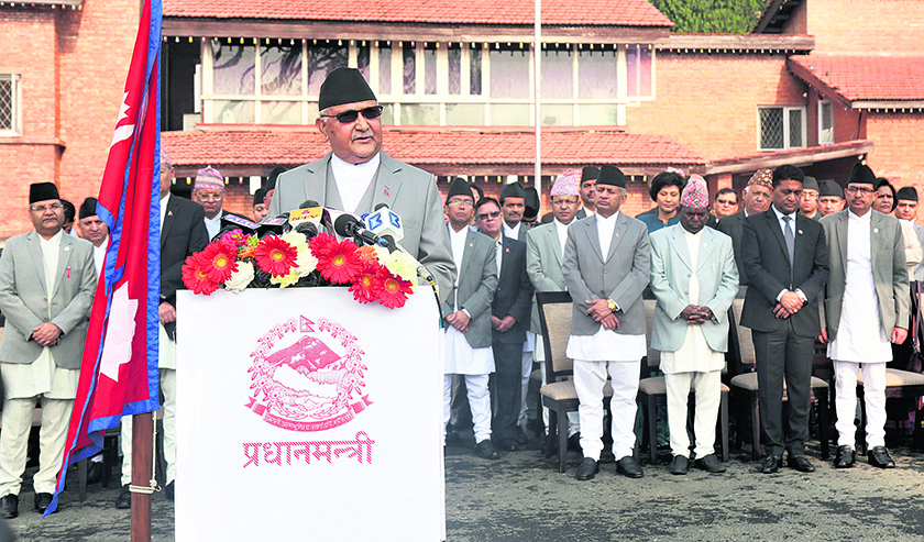 प्रधानमन्त्रीको सम्बोधन मन्त्रीबाट बहिष्कार !