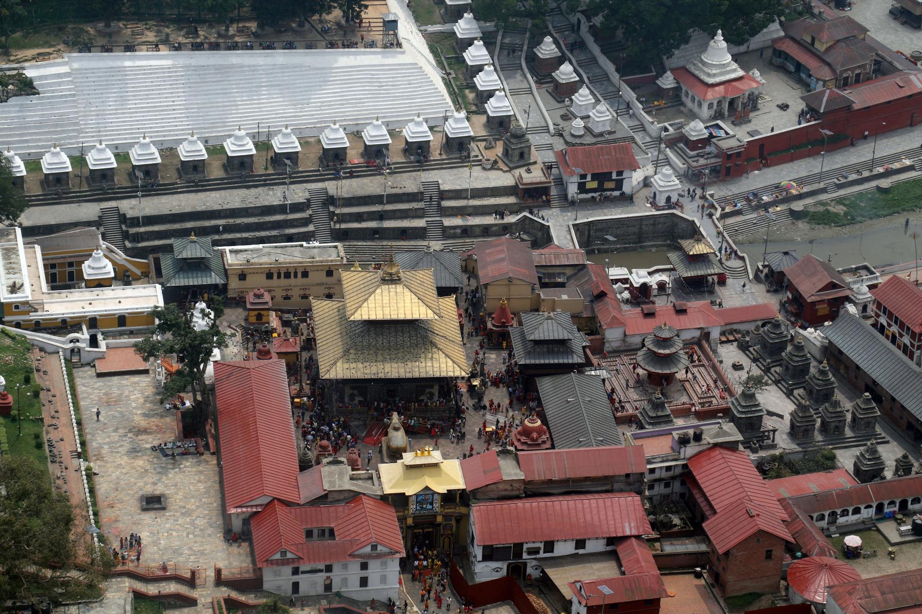 आकाशबाट पशुपतिनाथ मन्दिर नियाल्दा