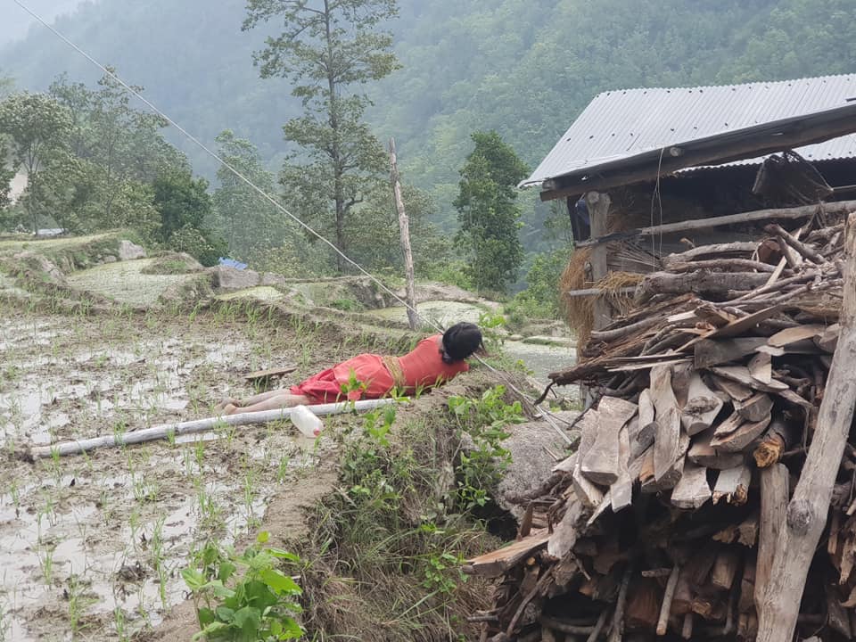 धान रोप्न गएकी महिलाको करेण्ट लागेर मृत्यु