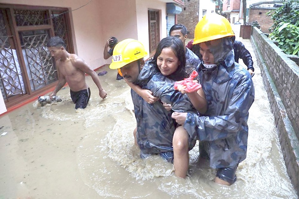 ३० हजार सुरक्षाकर्मी बाढीडुबान क्षेत्रमा परिचालित