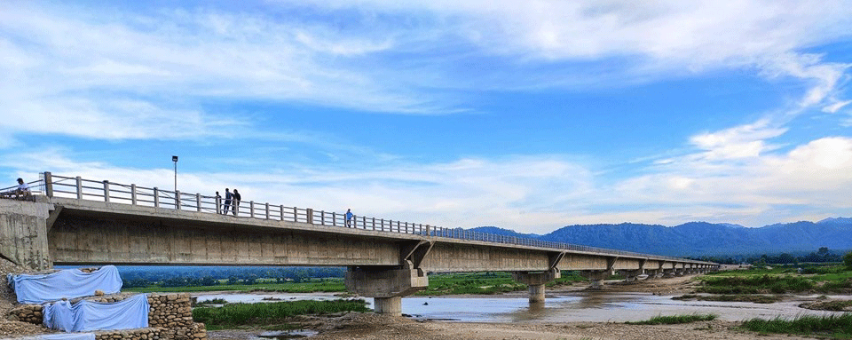 नेपालको दोस्रो लामो पुलको निर्माण कार्य सकियो, माघमा उद्घाटन गरिँदै